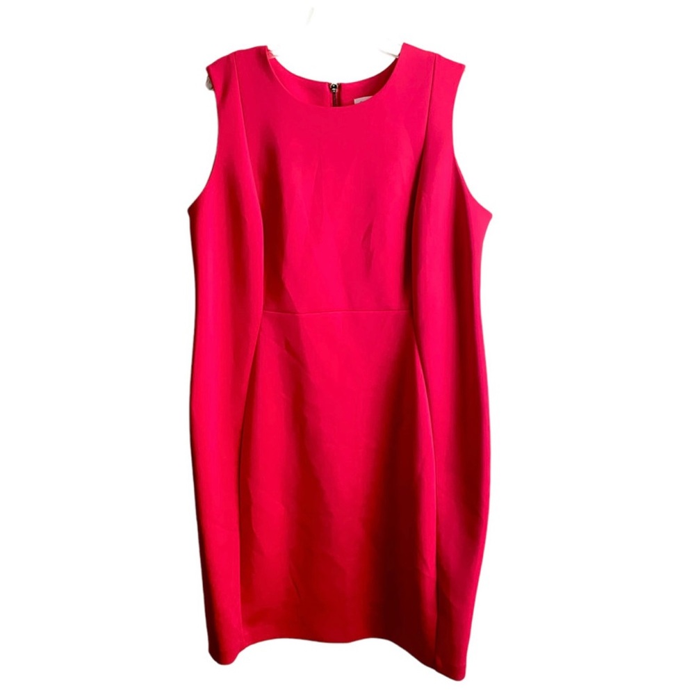 Calvin Klein Dress Pink Sheath Size 18W